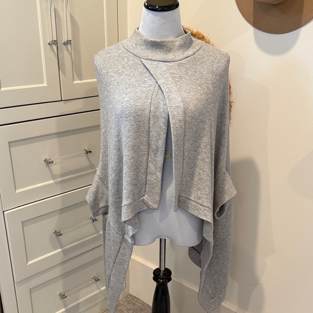 Lola Open Front Poncho Sweater
